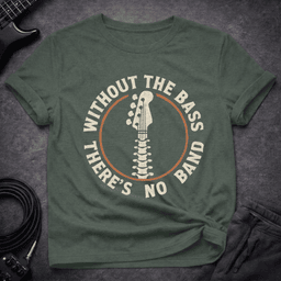 Theres No Band Logo T Shirt Gift For Bass Player