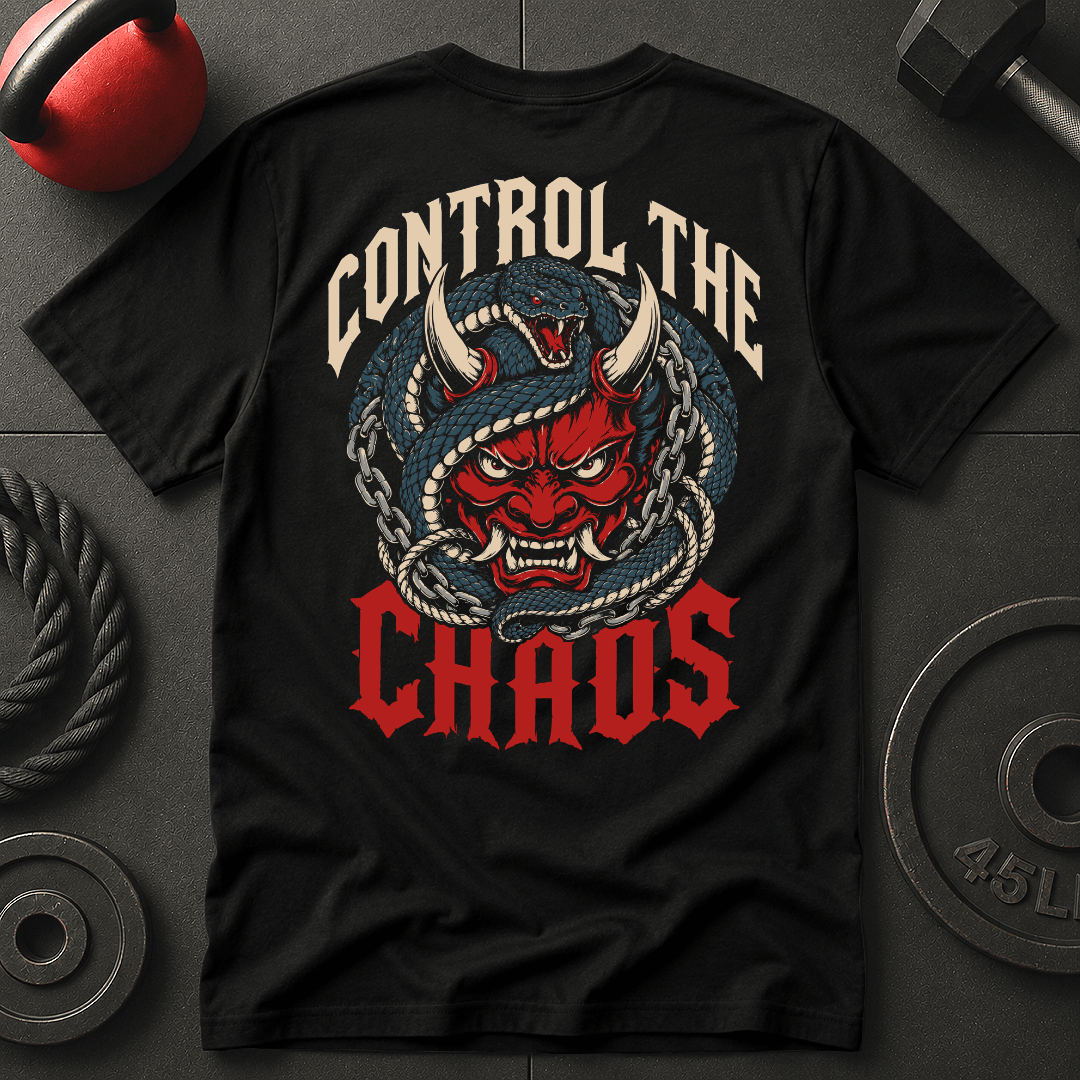 Control The Chaos T Shirt Gift For Fitness Lover