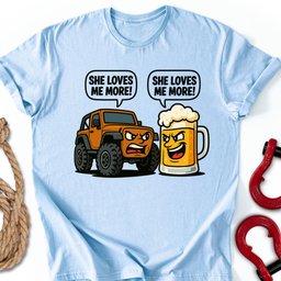 She Loves T Shirt Gift For Offroad Enthusiast