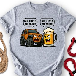 She Loves T Shirt Gift For Offroad Enthusiast