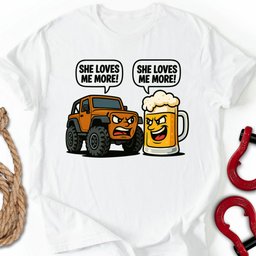 She Loves T Shirt Gift For Offroad Enthusiast