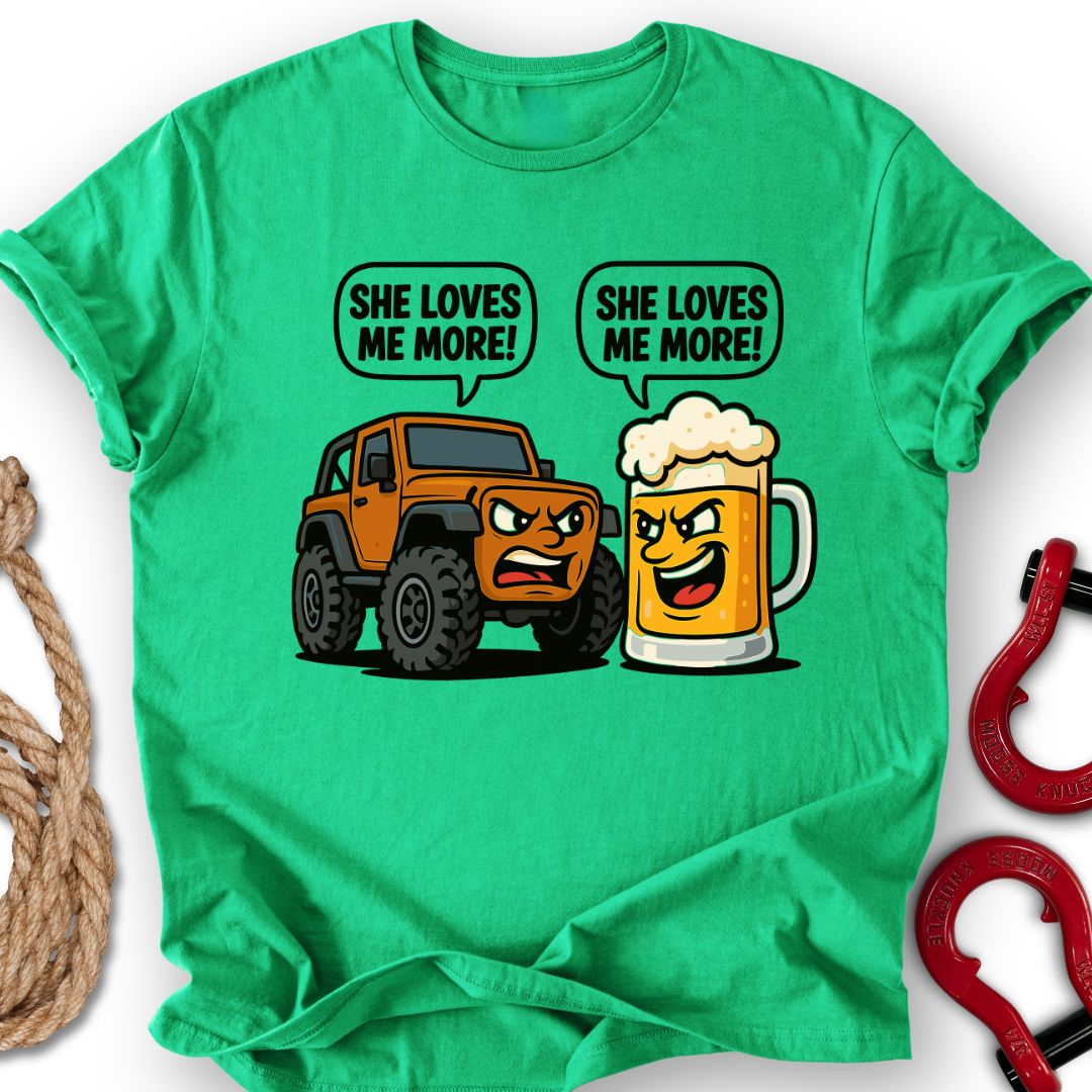 She Loves T Shirt Gift For Offroad Enthusiast