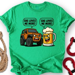 She Loves T Shirt Gift For Offroad Enthusiast