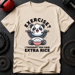 Exercise I Thought T Shirt Gift For Fitness Lover