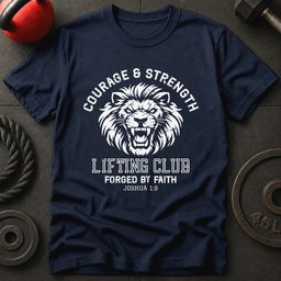 Courage And Strength T Shirt Gift For Fitness Lover