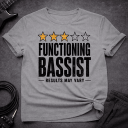 Results May Vary T Shirt Gift For Bass Player
