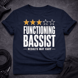 Results May Vary T Shirt Gift For Bass Player