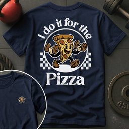 I Do IT For The Pizza Retro T Shirt Gift For Fitness Lover