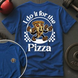I Do IT For The Pizza Retro T Shirt Gift For Fitness Lover