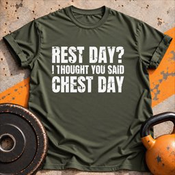 Rest Day I Thought T Shirt Gift For Fitness Lover