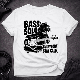 Bass Solo Incoming T Shirt Gift For Bass Player