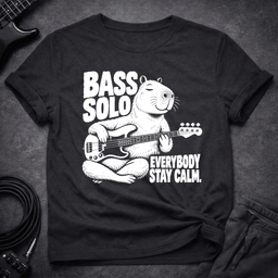 Bass Solo Incoming T Shirt Gift For Bass Player