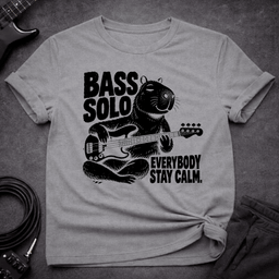Bass Solo Incoming T Shirt Gift For Bass Player