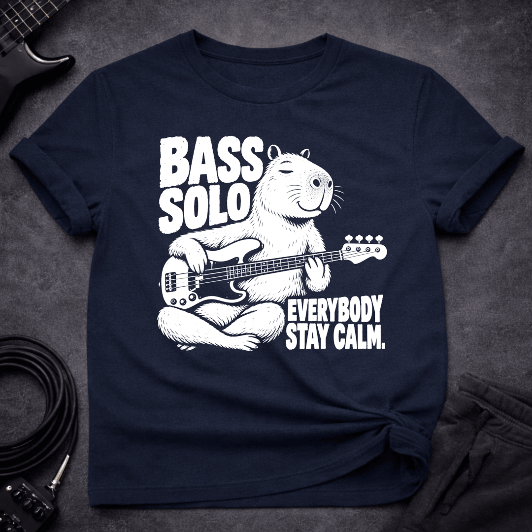 Bass Solo Incoming T Shirt Gift For Bass Player