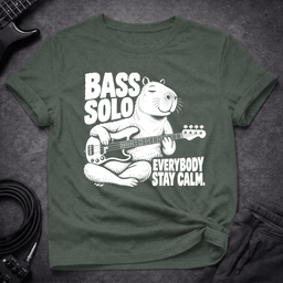 Bass Solo Incoming T Shirt Gift For Bass Player