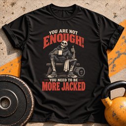Get More Jacked T Shirt Gift For Fitness Lover