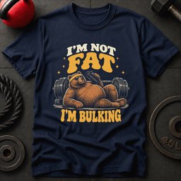 Not Fat Im Bulking T Shirt Gift For Fitness Lover