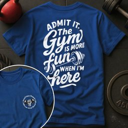 The Gym Is More Fun T Shirt Gift For Fitness Lover
