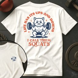 Life Ups And Downs T Shirt Gift For Fitness Lover