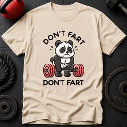 Dont Fart Panda T Shirt Gift For Fitness Lover