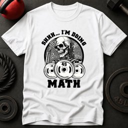 Shh Im Doing Math T Shirt Gift For Fitness Lover