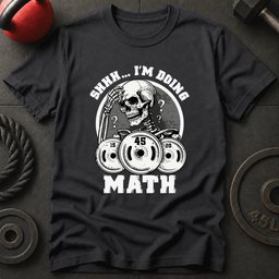 Shh Im Doing Math T Shirt Gift For Fitness Lover