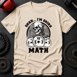 Shh Im Doing Math T Shirt Gift For Fitness Lover