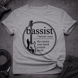 The Real Mvp Bassist T Shirt Gift For Bass Player