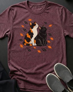 Calico And Black Breeze Tee Gift For Cat Lover