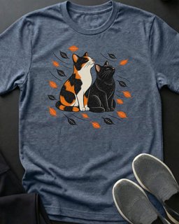 Calico And Black Breeze Tee Gift For Cat Lover