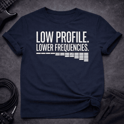 Low Profile T Shirt Gift For Bass Player