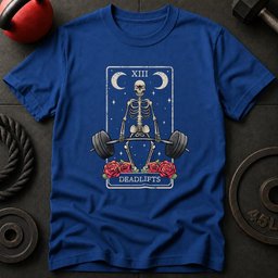 Deadlift Tarot Card T Shirt Gift For Fitness Lover