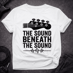Beneath The Sound T Shirt Gift For Bass Player