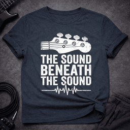 Beneath The Sound T Shirt Gift For Bass Player