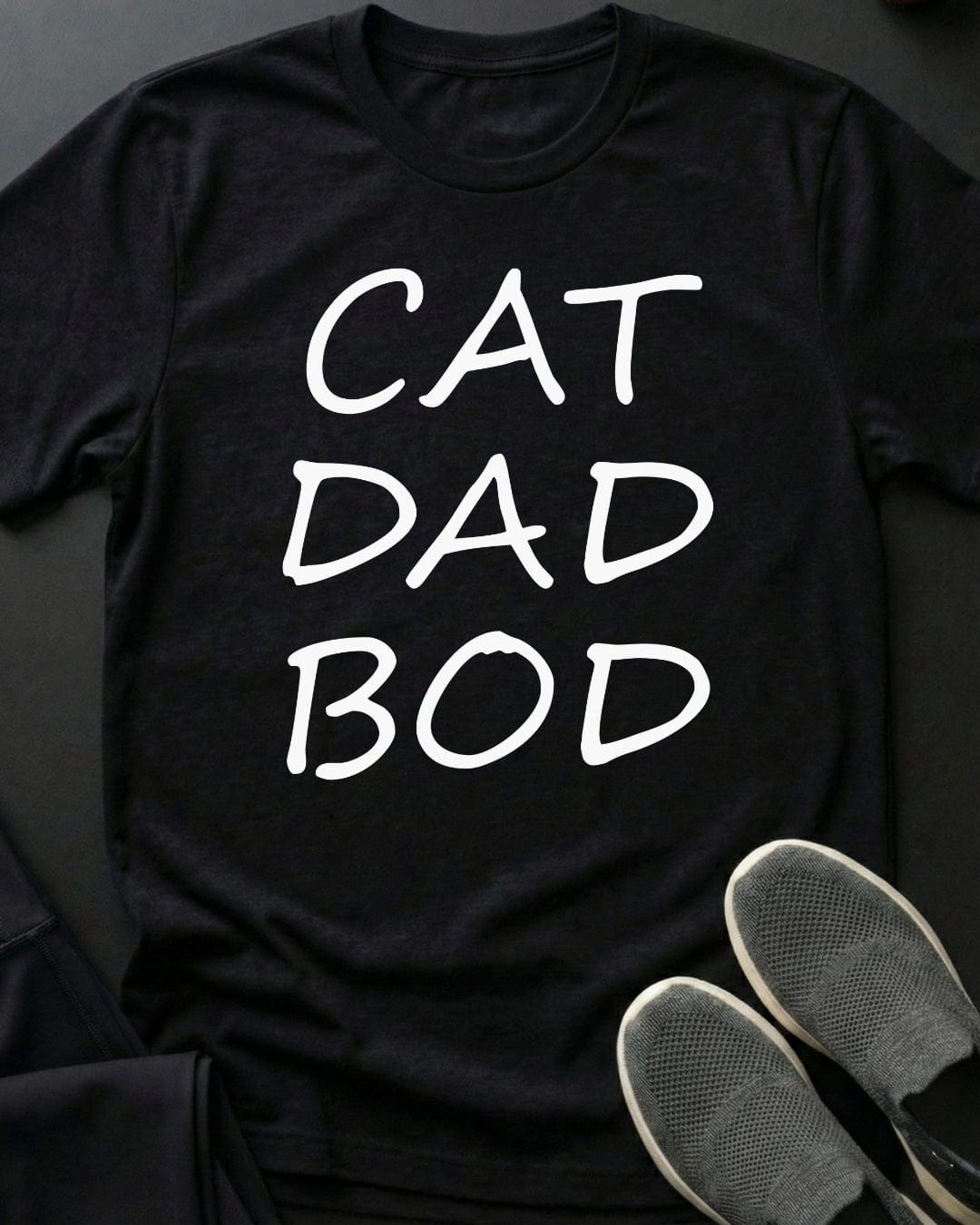 Cat Dad Bod Tee Gift For Dad