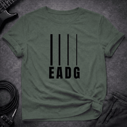 Eadg T Shirt Gift For Bass Player