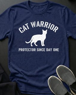 Cat Warrior Tee Gift For Cat Lover