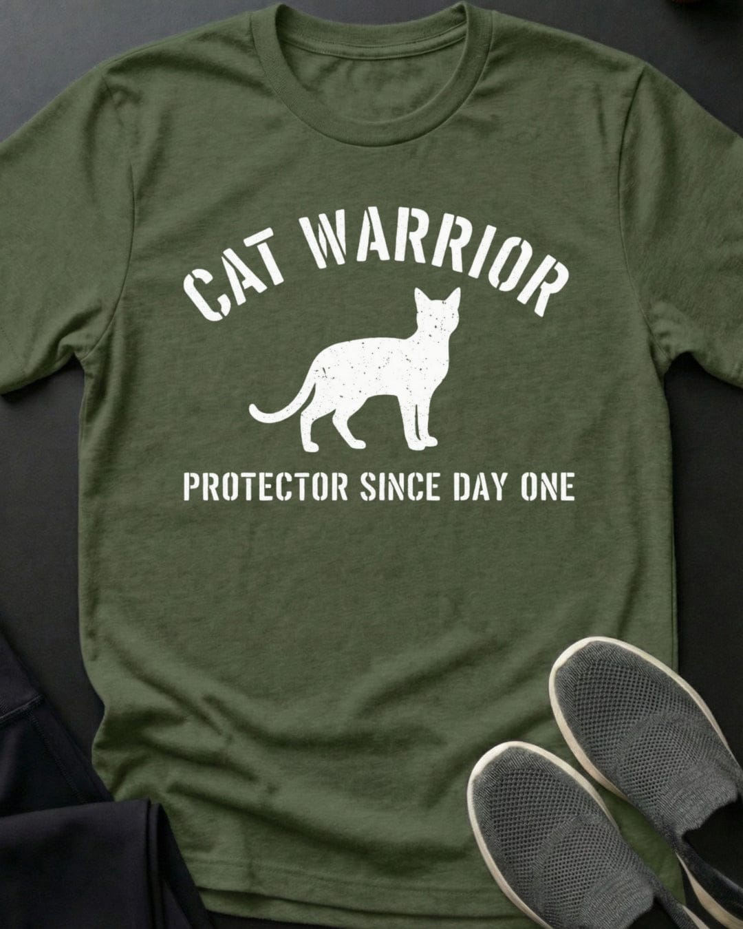Cat Warrior Tee Gift For Cat Lover