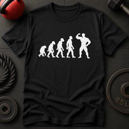 Gym Evolution Man T Shirt Gift For Fitness Lover