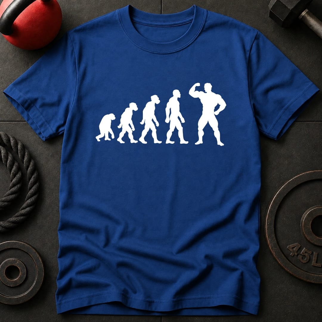 Gym Evolution Man T Shirt Gift For Fitness Lover