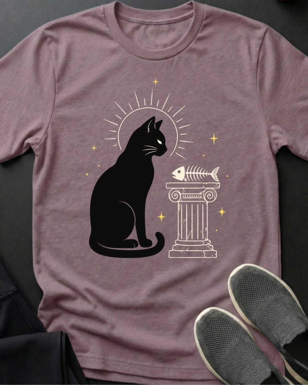 Altar To The Gods Tee Gift For Cat Lover