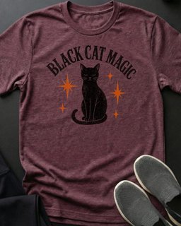 Black Cat Magic Tee Gift For Cat Lover