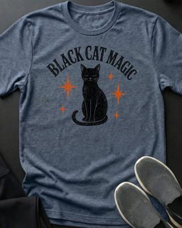 Black Cat Magic Tee Gift For Cat Lover