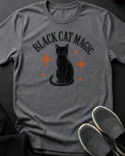 Black Cat Magic Tee Gift For Cat Lover