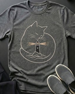 Beacon Keeper Tee Gift For Cat Lover