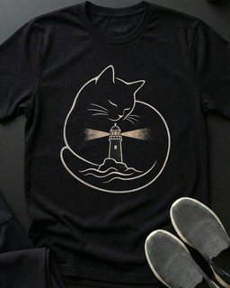 Beacon Keeper Tee Gift For Cat Lover