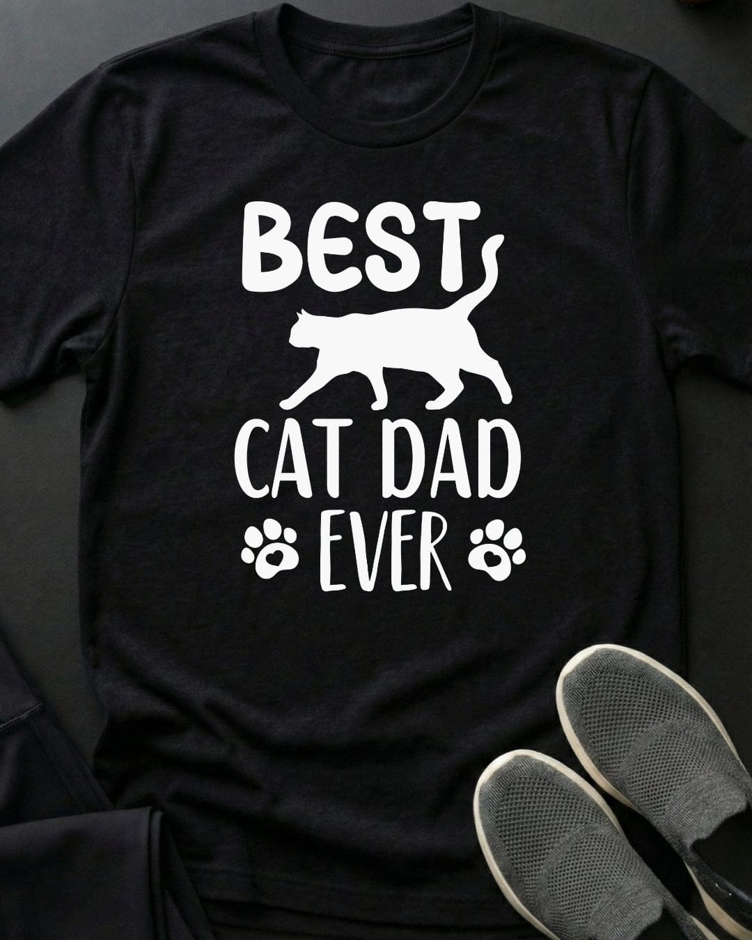 Best Cat Dad Tee Gift For Dad