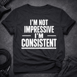 Im Consistent T Shirt Gift For Bass Player