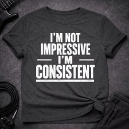 Im Consistent T Shirt Gift For Bass Player