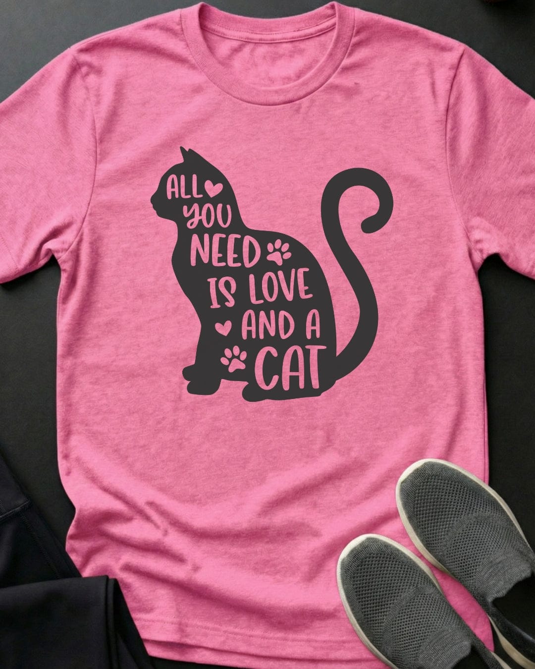 All You Need Tee Gift For Cat Lover